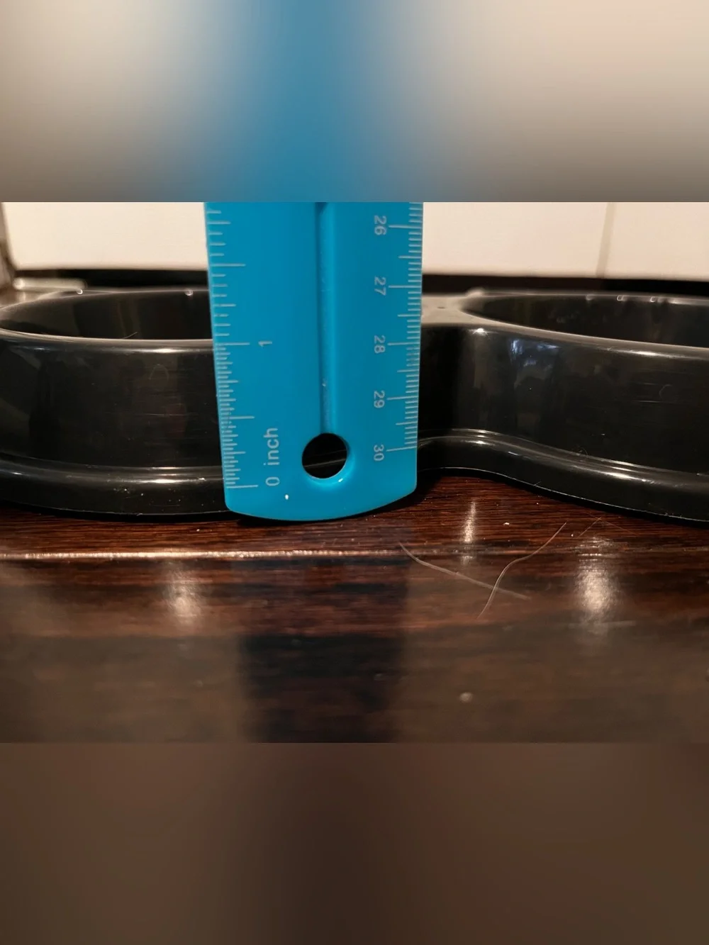 Black Cat Double Pet Bowl - Cute Cat Face Design